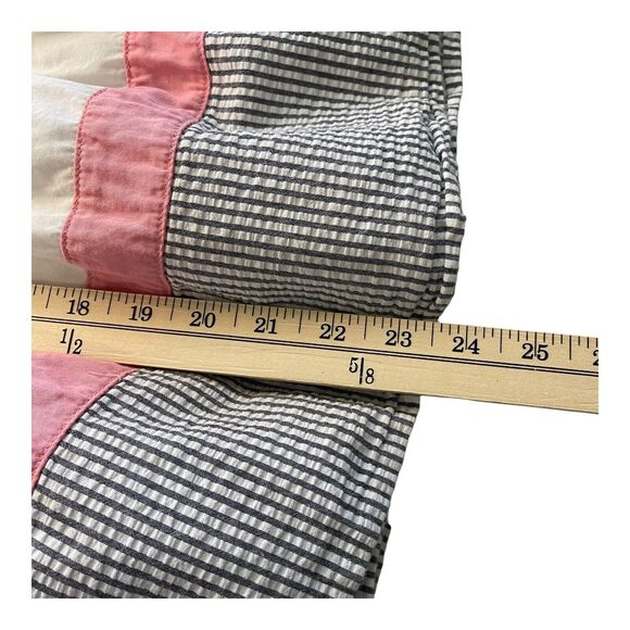 Gymboree Girls Girl's 4 White Pink Black Sleeveless Spring Summer Formal Dress - Picture 10 of 13